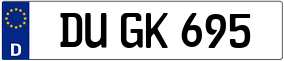 Truck License Plate